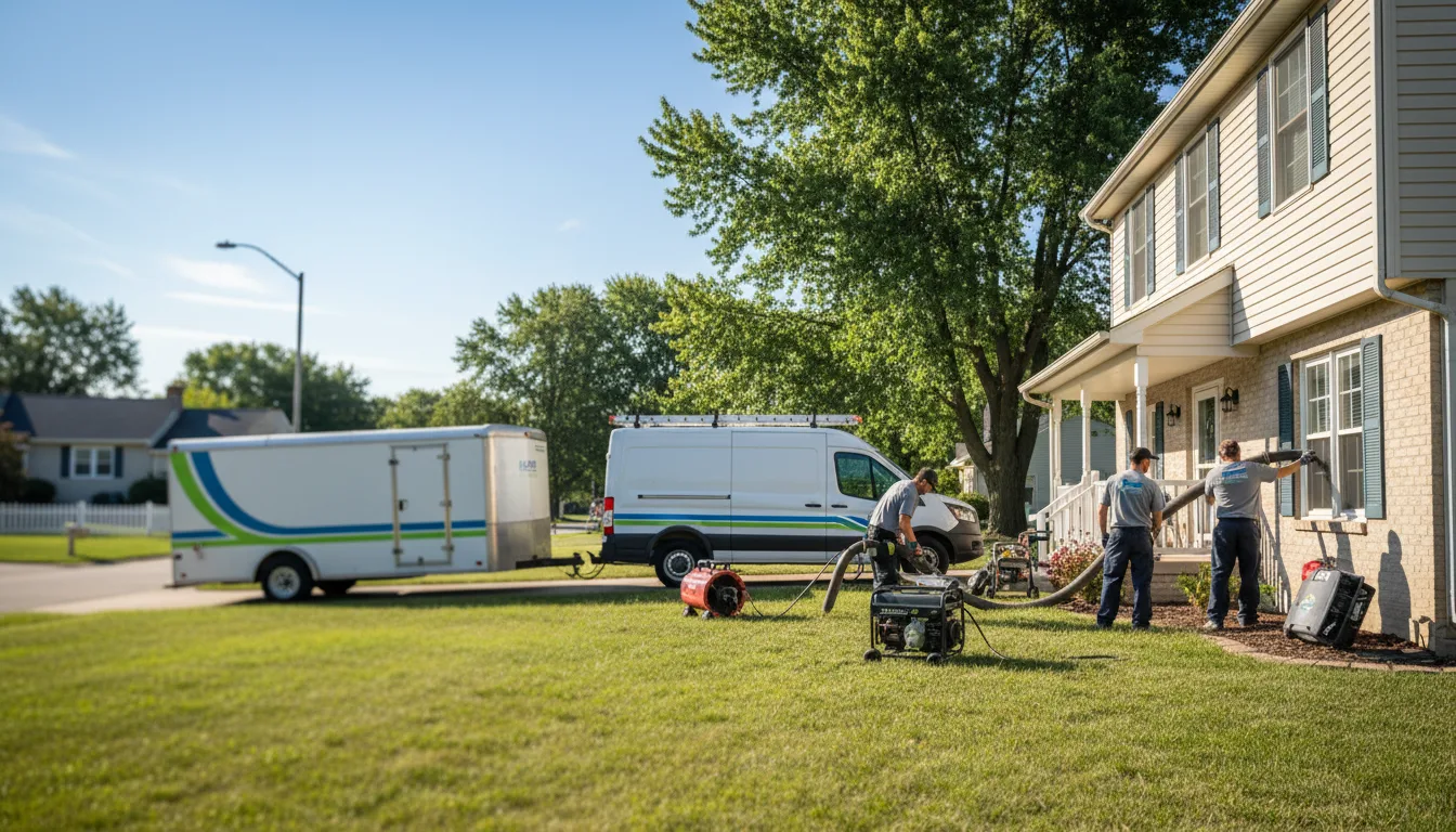 Flooded Basement Restoration And Cleanup With Repair in Eleva, WI near me